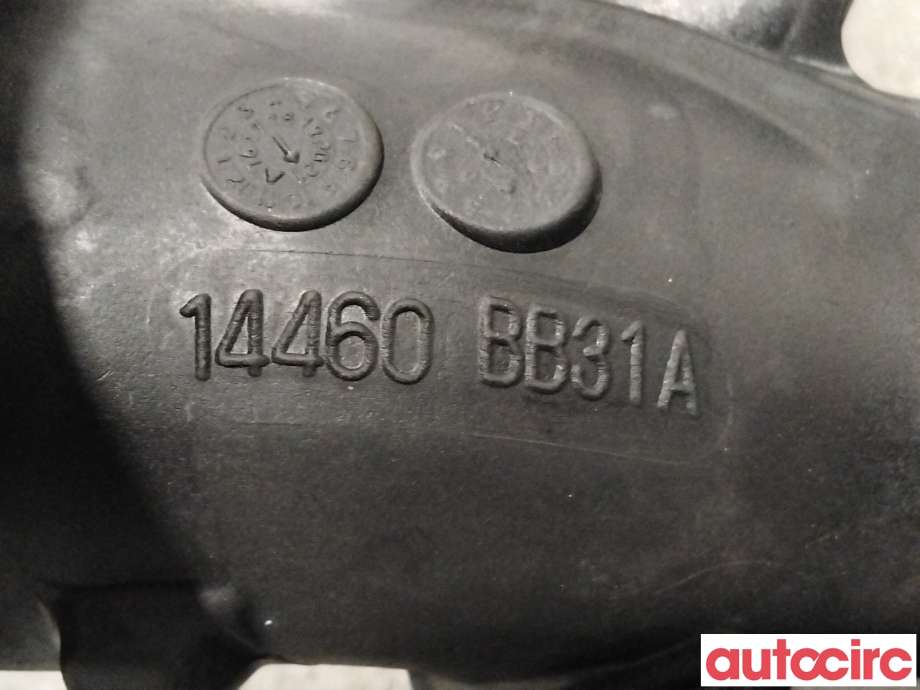 Turbo rør til Nissan Qashqai 2010-2014 (Type I, Fase 2) (NISSAN|14460BB31A|)