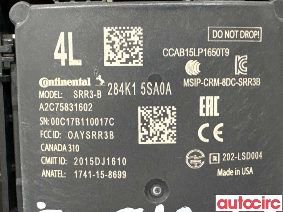 Sensor radar til Nissan Leaf 2018-->> (Type II) (NISSAN|284K05SA0A|A2C75831602|284K15SA0A)