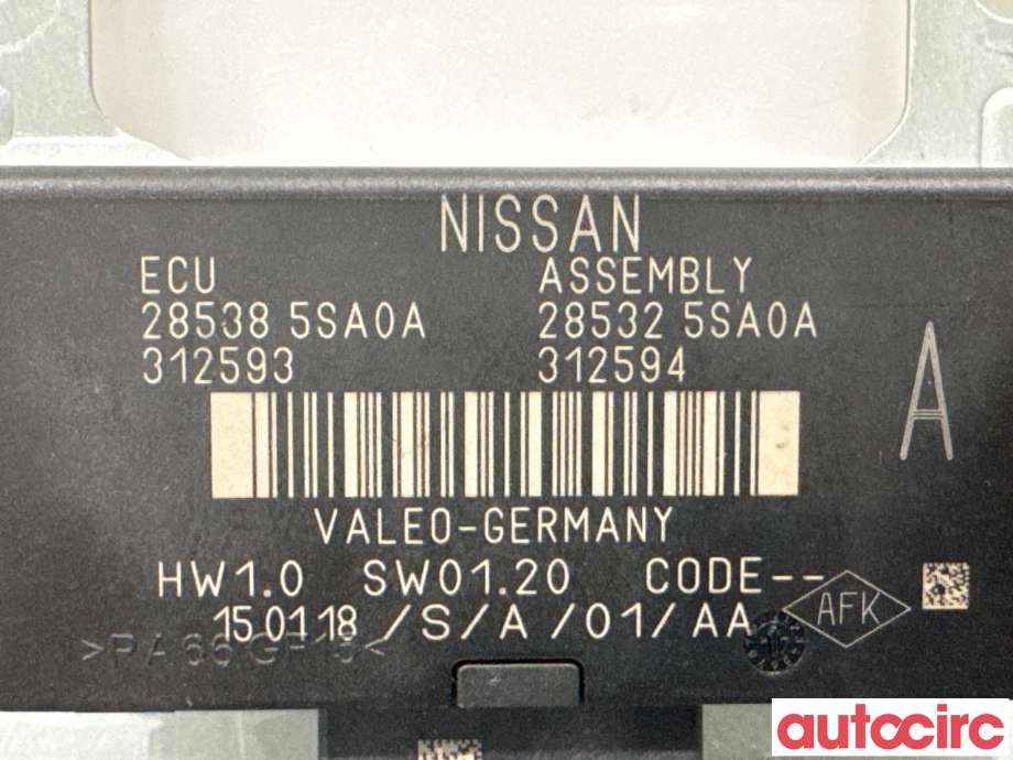 Styreenhet diverse til Nissan Leaf 2018-->> (Type II) (NISSAN|285325SA0A|)