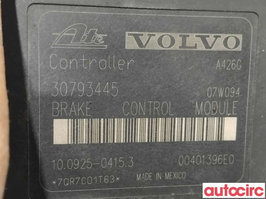 ABS sentral til Volvo V70 2005-2007 (Type II, Fase 2)  (VOLVO|30793491|100204-05084|30793445)