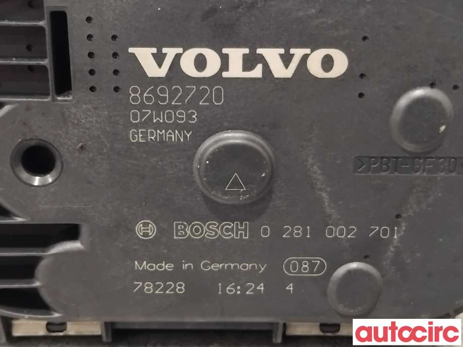 Spjeldhus til Volvo V70 2005-2007 (Type II, Fase 2)  (VOLVO|31216665|0281002701|8692720)