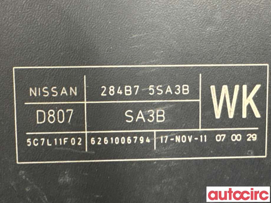 Sikringsboks til Nissan Leaf 2018-->> (Type II) (NISSAN|284B75SA3B|)