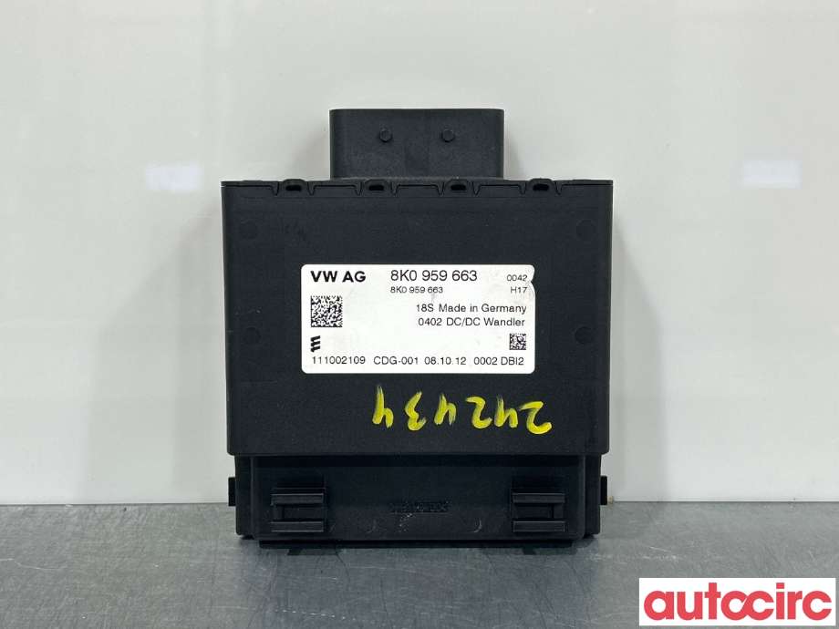 Styreenhet diverse til Audi A4, 2007-2014 (Type IV) (B8) (B8) (AUDI|8K0959663D)