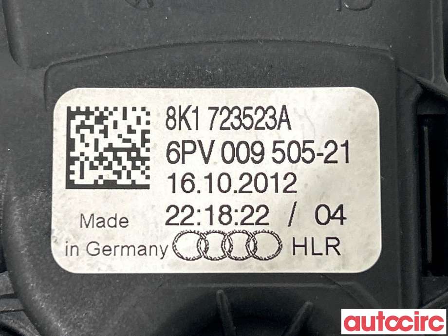 Pedal gass til Audi A4 2007-2014 (Type IV) (B8) (B8) (AUDI|8K1723523A)