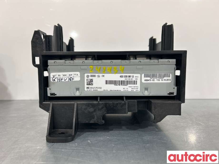 Bilstereo til Audi A4, 2007-2014 (Type IV) (B8) (B8) (AUDI|4G0035061D)