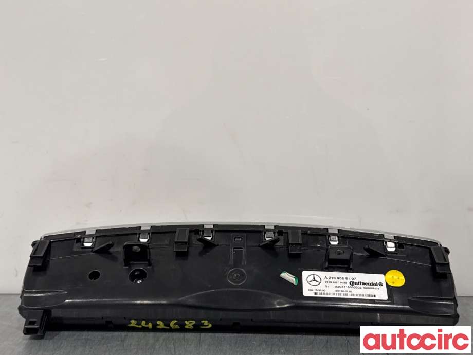 Varmeapparat betjening til Mercedes E-Klasse 2016-2023 (W213) (W213) (MERCEDES|A2139055107|A2C1115300002|A2139050208)