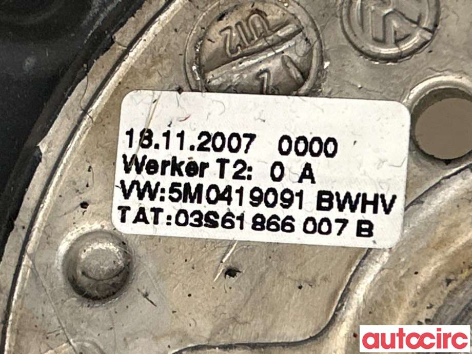 Ratt til VW Golf, Plus/Cross 2005-2009 (Fase 1)  (VOLKSWAGEN|5M0419091B)