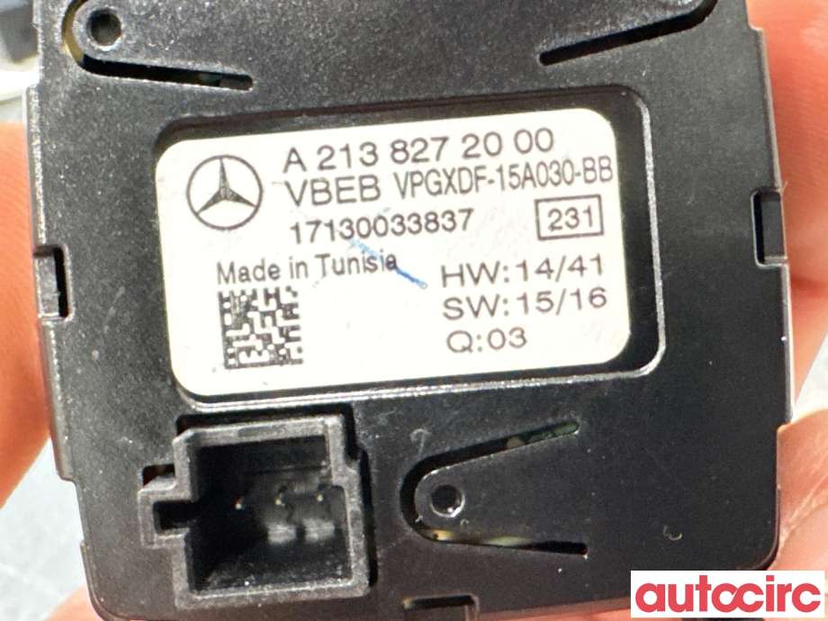 Instrument klokke til Mercedes E-Klasse 2016-2023 (W213) (W213) (MERCEDES|A2138272000|VPGXDF-15A030-BB)