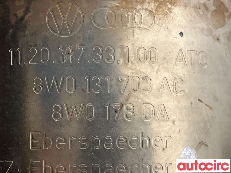 Katalysator til Audi A4 2020-->> (Type V, Fase 2) (B9) (B9) (AUDI|8W0254253D|8W0131703AC)