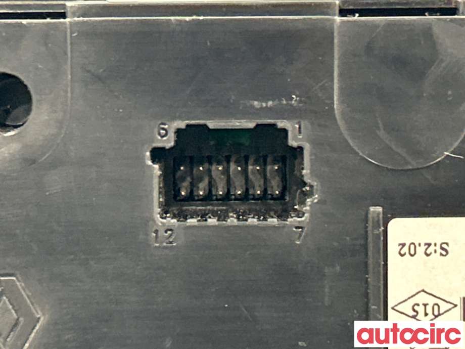 Varmeapparat betjening til Renault Clio 2012-2016 (Type IV, Fase 1)  (RENAULT|275108796R)