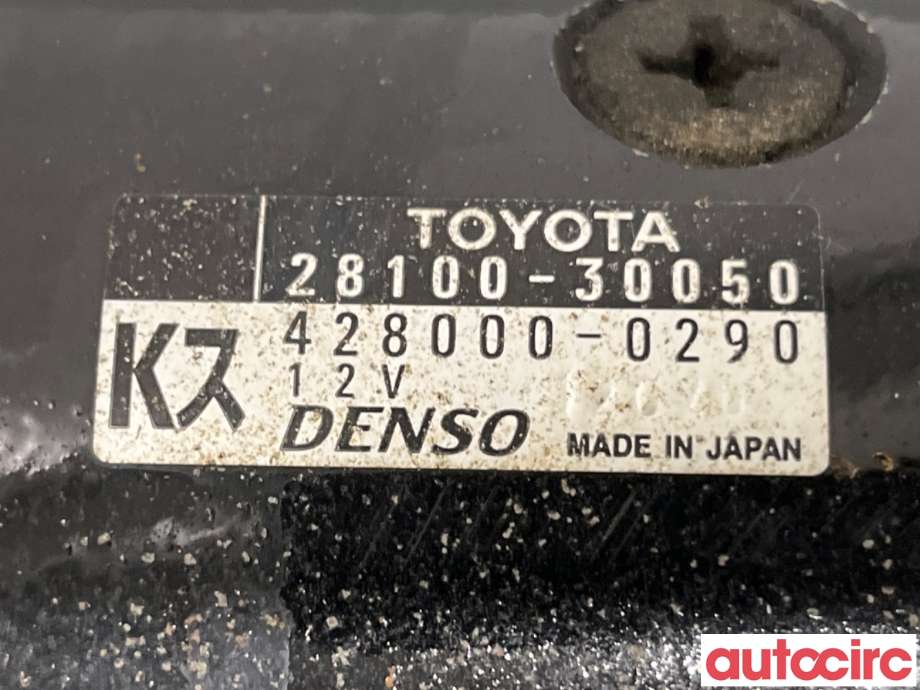 Starter diesel til Toyota Land Cruiser 120 2002-2009 (TOYOTA|2810030050|428000-0290|28100-30050)