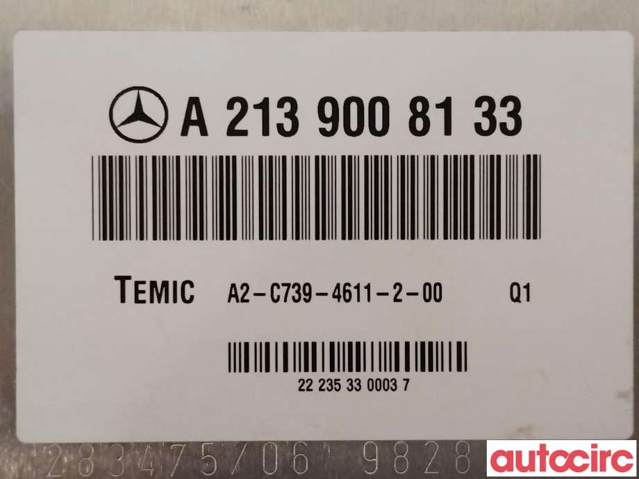 Styreenhet nivå/luftfjæring til Mercedes EQC 2019-->>  (MERCEDES|A2139008133)