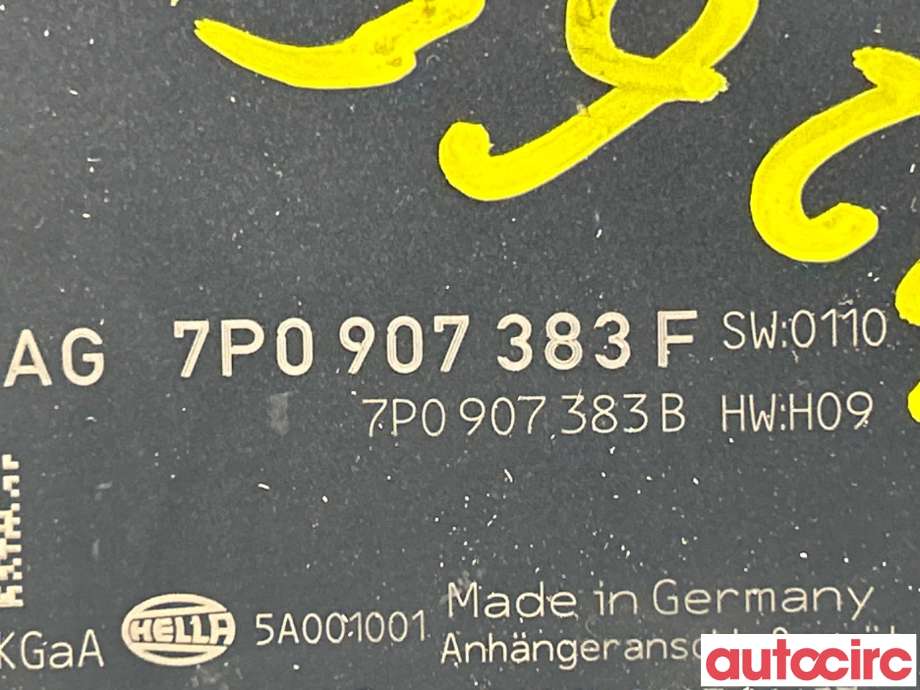 Styreenhet hengerfeste til Porsche Cayenne 2010-2017 (92A) (92A) (PORSCHE|7P0907383J|7P0907383G|7P0907383F)