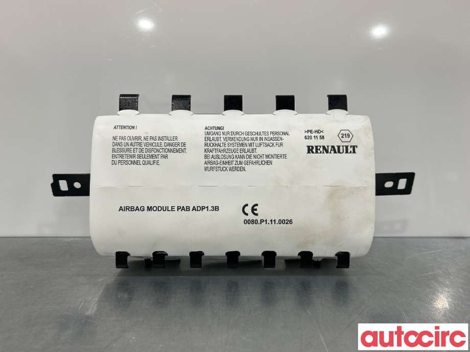 Airbag passasjer til Renault Clio 2012-2016 (Type IV, Fase 1) (RENAULT|985250096R)