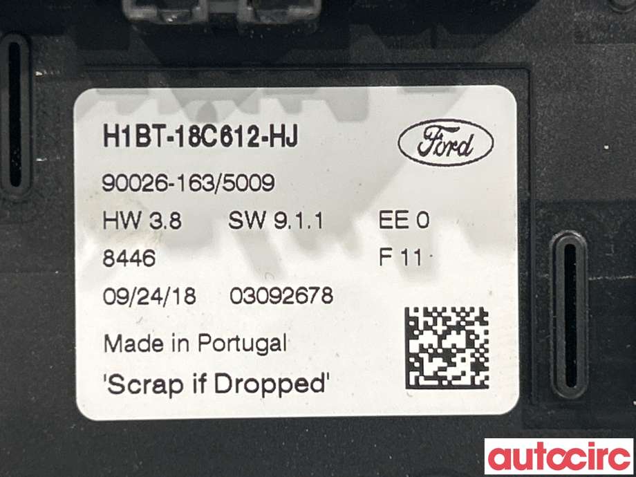 Varmeapparat betjening til Ford Fiesta 2017-->> (Type VII)  (FORD|2681688||H1BT-18C612-HJ)