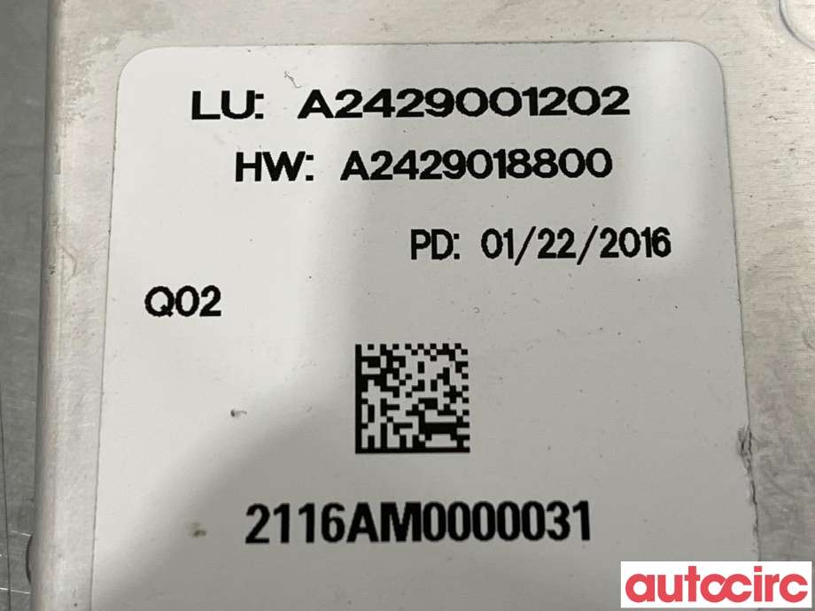 Diverse deler til Mercedes B-Klasse 2011-2018 (W246) (W246) (MERCEDES|A2429001202)
