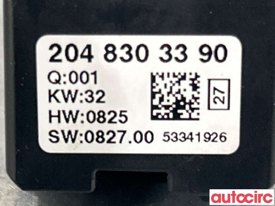 Varmeapparat betjening til Mercedes GLK 2008-2015 (X204) (X204) (MERCEDES|A2048303290|A2048303390)