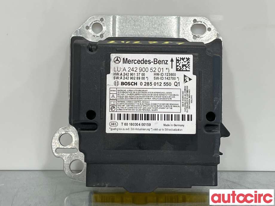 Airbag elektronikk til Mercedes B-Klasse 2011-2018 (W246) (W246) (MERCEDES|A2429005201)