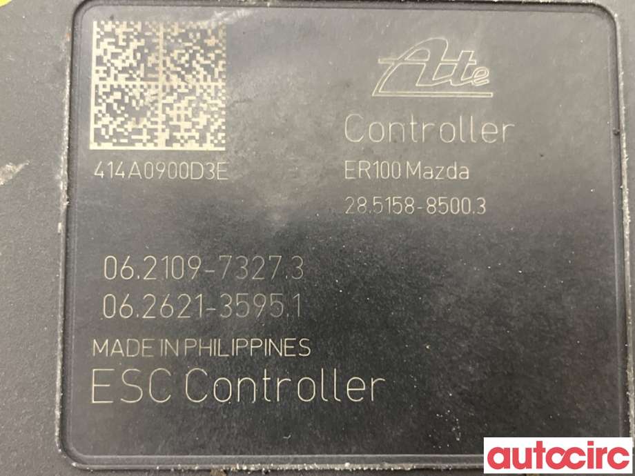 ABS sentral til Mazda 3 2013-2016 (Type III, Fase 1) (MAZDA|BHY3-43-7A0D|285158-85003|BHR1437A0B)