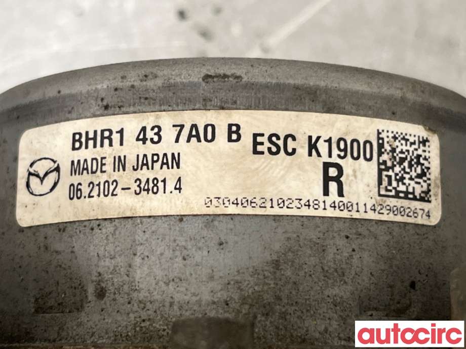 ABS sentral til Mazda 3 2013-2016 (Type III, Fase 1) (MAZDA|BHY3-43-7A0D|285158-85003|BHR1437A0B)