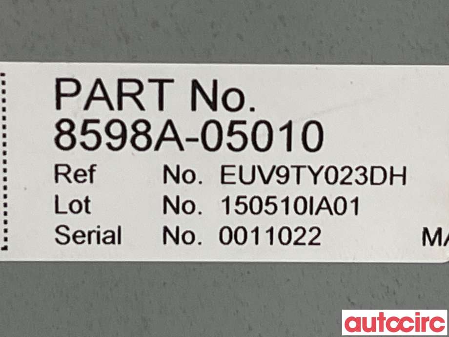 Styreenhet diverse til Toyota Avensis 2015-2019 (Type III, Fase 2) (TOYOTA|8598A05010|8598A-05010)
