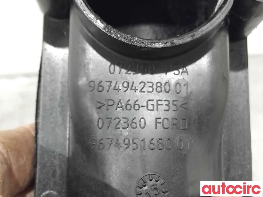 Turbo rør til Citroën Berlingo 2015-2019 (Type II, Fase 2) (CITROEN|0382RT||9674942380)