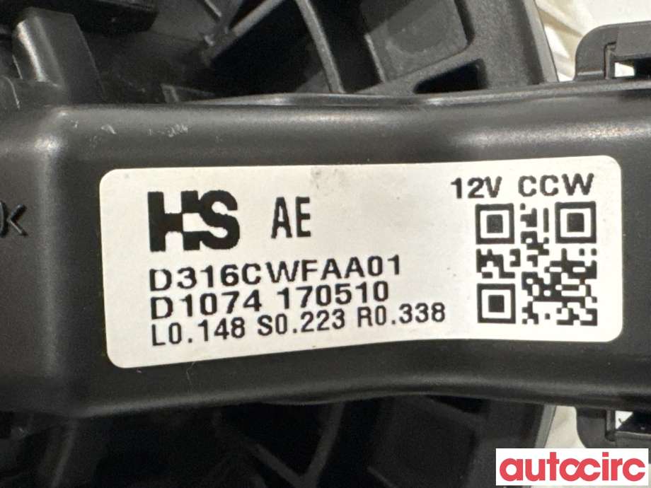 Varmeapparat motor til Hyundai Ioniq Electric 2016-2019 (Fase 1)  (HYUNDAI|97113G2000|)