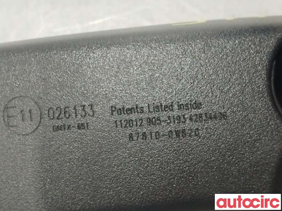 Speil innvendig til Toyota Auris 2013-2015 (Type II, Fase 1)  (TOYOTA|878100W820|87810-0W820)