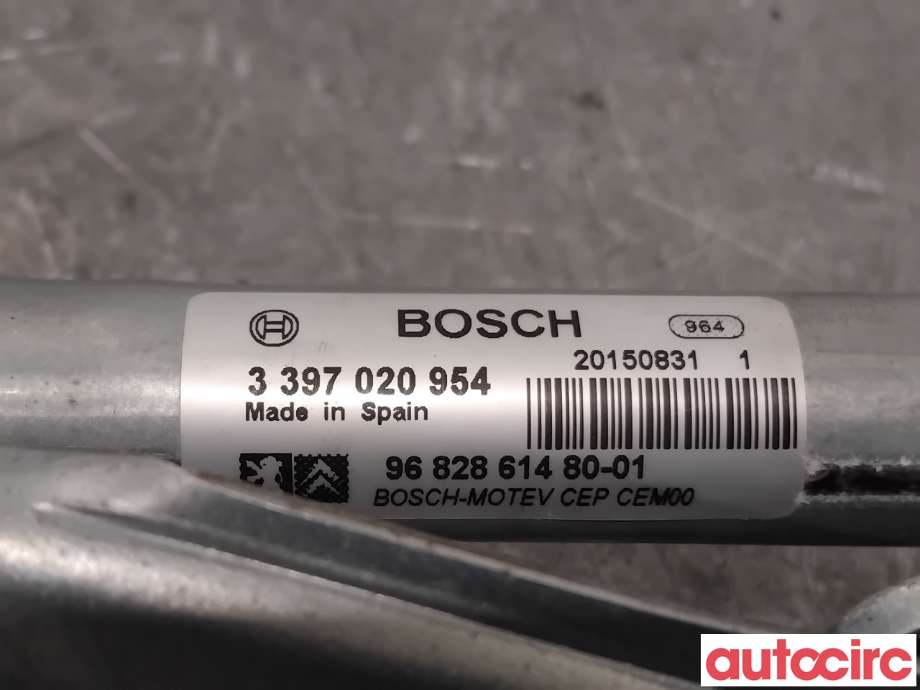 Viskermotor frontrute til Citroën Berlingo 2015-2019 (Type II, Fase 2)  (CITROEN|6405LK|0390241621|9682861480)