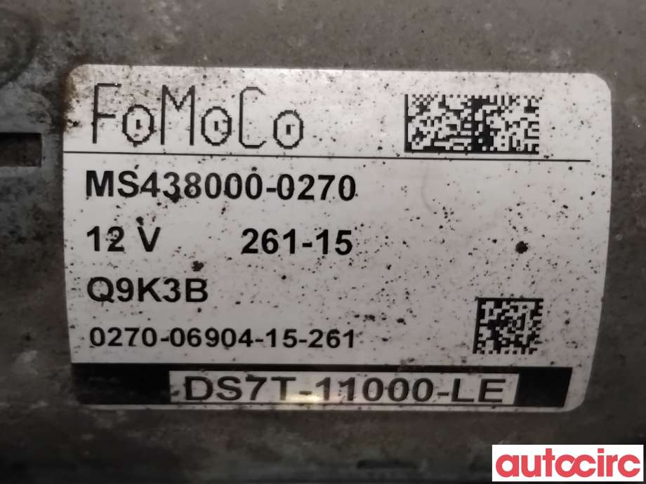 Starter diesel til Ford Mondeo 2014-2019 (Type V, Fase 1)  (FORD|2415036|MS438000-0270|DS7T-11000-LE)