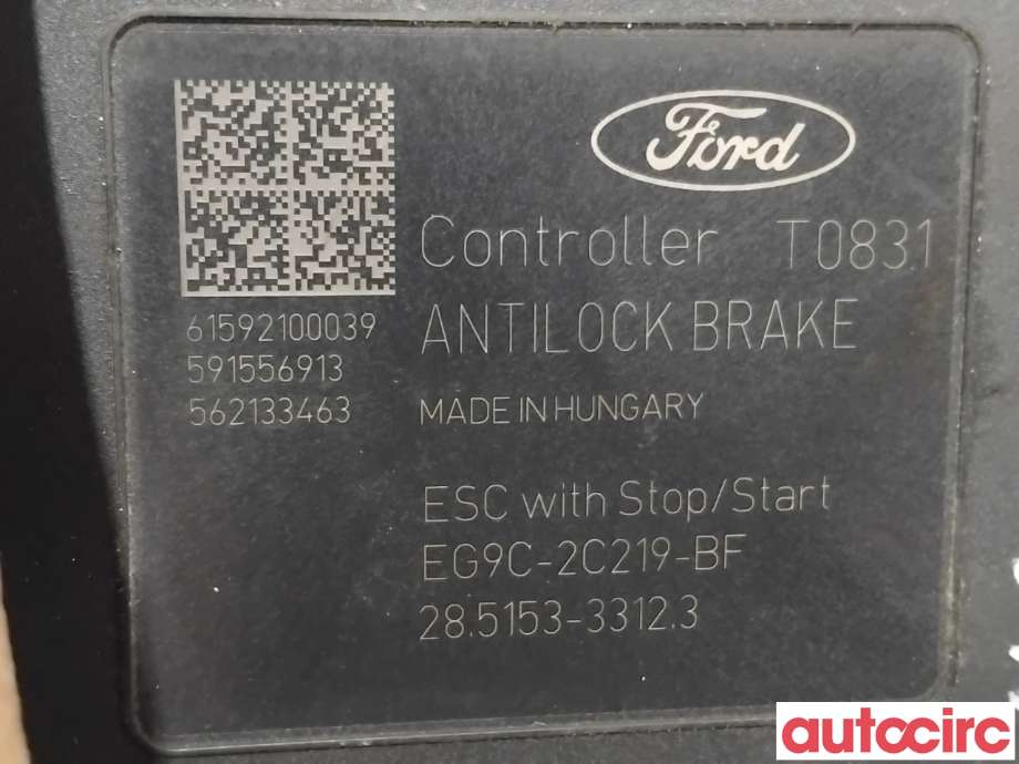 ABS sentral til Ford Mondeo 2014-2019 (Type V, Fase 1) (FORD|2183036|285153-33123|EG9C-2C405-EG)