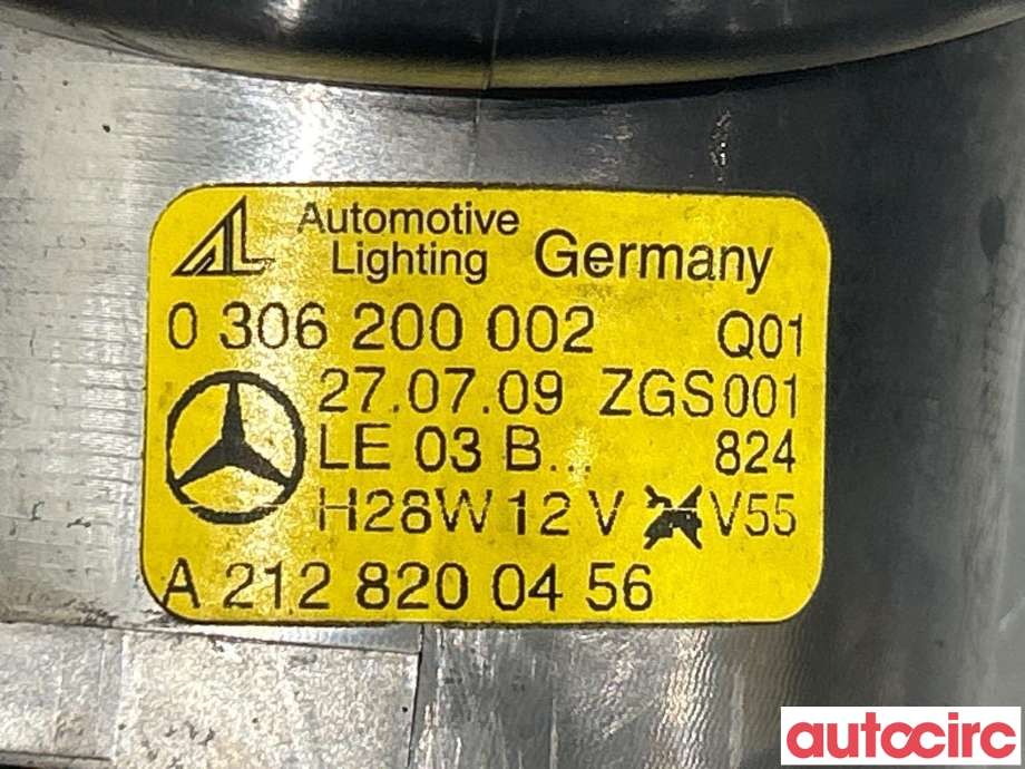 Tåkelykt høyre foran til Mercedes GLK 2008-2015 (X204) (X204) (MERCEDES|A2128200456)
