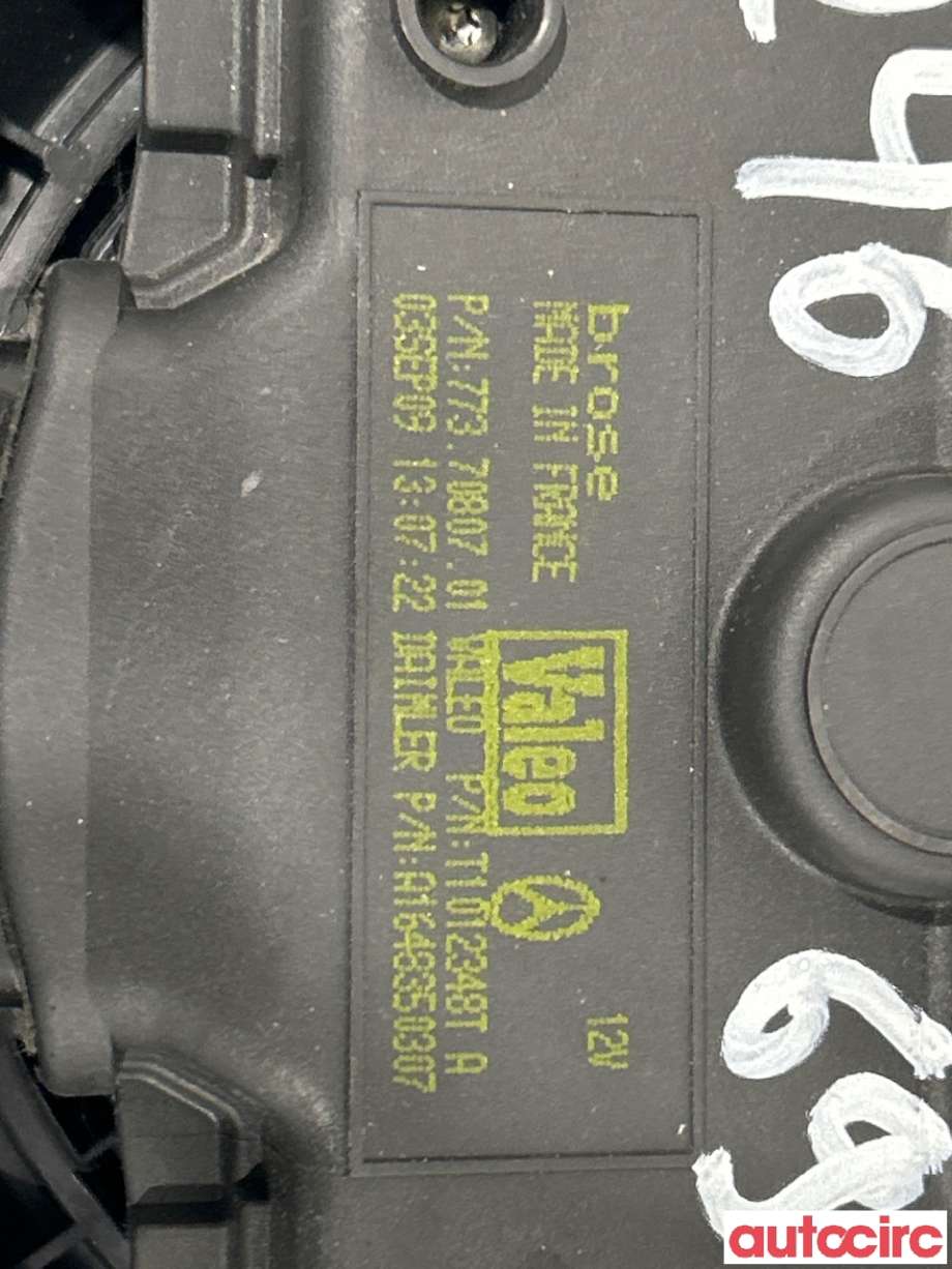 Varmeapparat motor til Mercedes GLK 2008-2015 (X204) (X204) (MERCEDES|A1648350507|A1648350307)