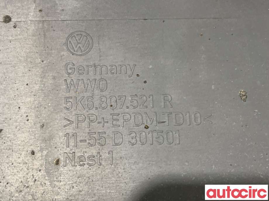 Spoiler bak til VW Golf VI 2008-2012  (VOLKSWAGEN|5K6807521R|)