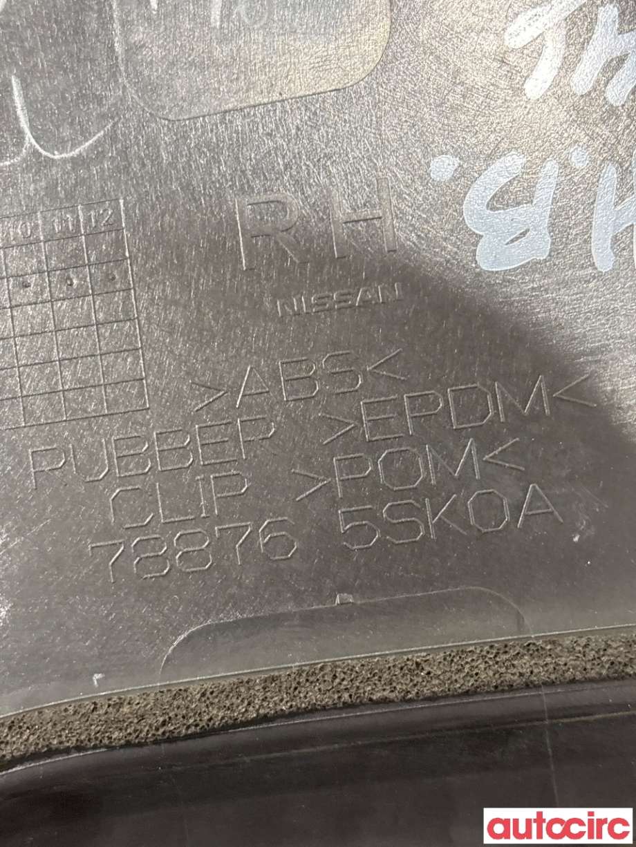 Lister til Nissan Leaf 2018-->> (Type II)  (NISSAN|788765SK0A)