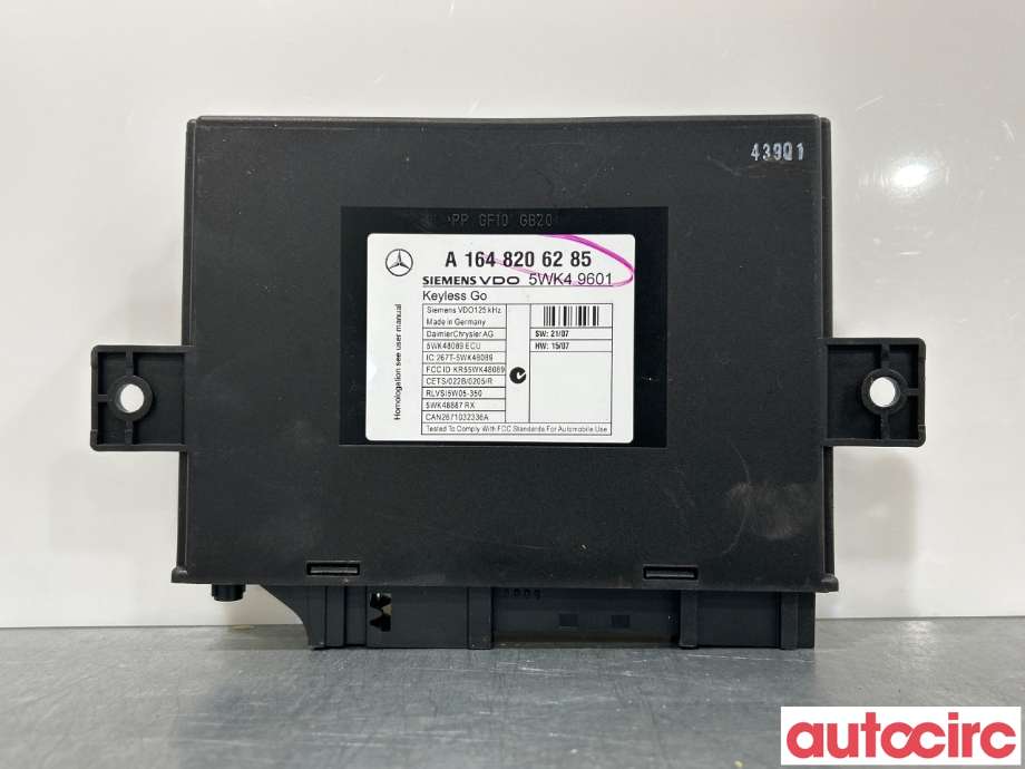 Styreenhet nøkkelfri/keyless til Mercedes GLK 2008-2015 (X204) (X204) (MERCEDES|A1648206285)