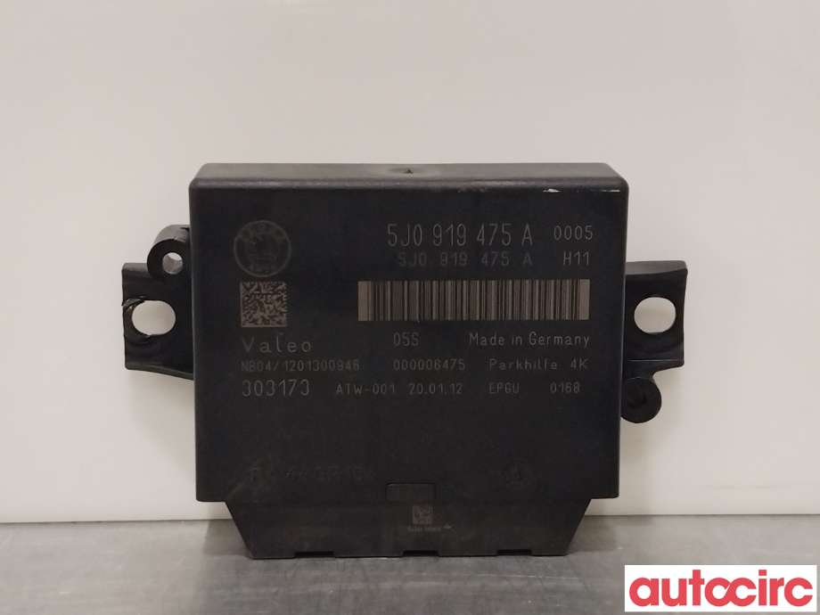 Styreenhet parkering til Škoda Octavia 2009-2013 (Type II, Fase 2) (SKODA|5J0919475A)