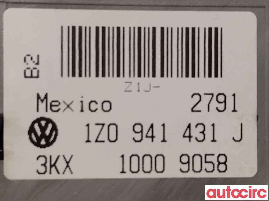 Bryter lys til Škoda Octavia 2009-2013 (Type II, Fase 2)  (SKODA|1Z0941431J)