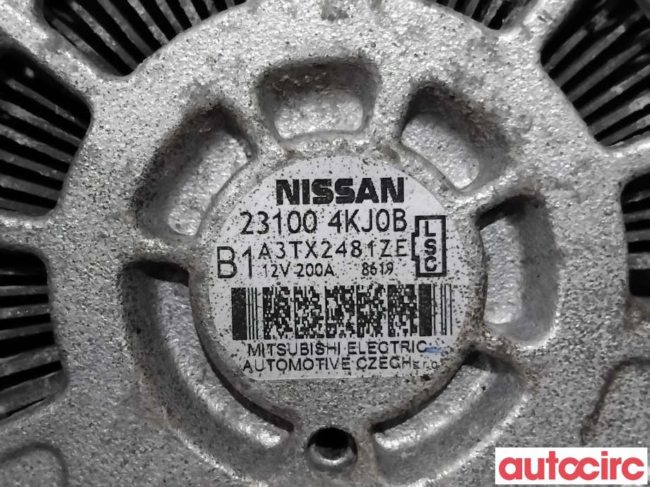 Dynamo til Nissan Navara 2016-->> (D23) (D23) (NISSAN|231004KJ0B|A3TX2481ZE)