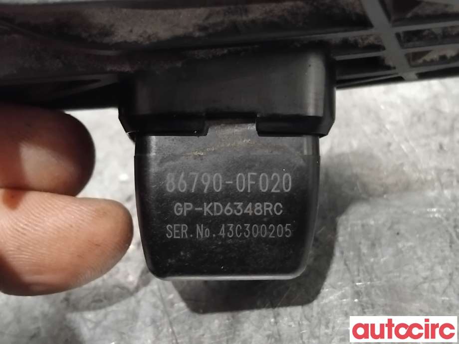 Kamera til Toyota Verso 2009-2016 (Type III) (TOYOTA|867900F020|GP-KD6348RC|86790-0F020)