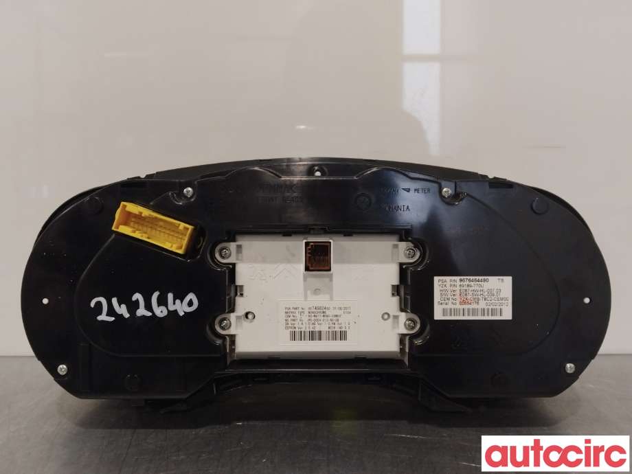 Instrumentpanel til Peugeot 3008 2009-2016 (Type I)  (PEUGEOT|6103Y4|9676464480)