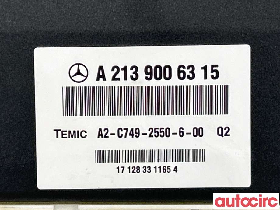 Styreenhet nivå/luftfjæring til Mercedes E-Klasse 2016-2023 (W213) (W213) (MERCEDES|A2139009518|A2139006315)