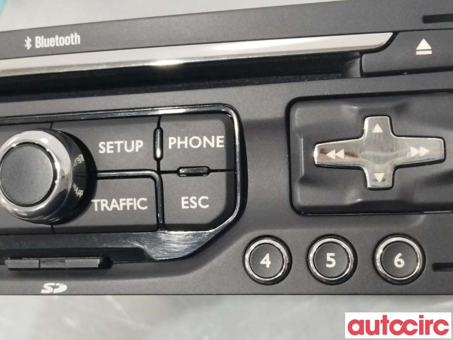 Bilstereo til Peugeot 3008 2009-2016 (Type I)  (PEUGEOT|1616962480|98016550XT)