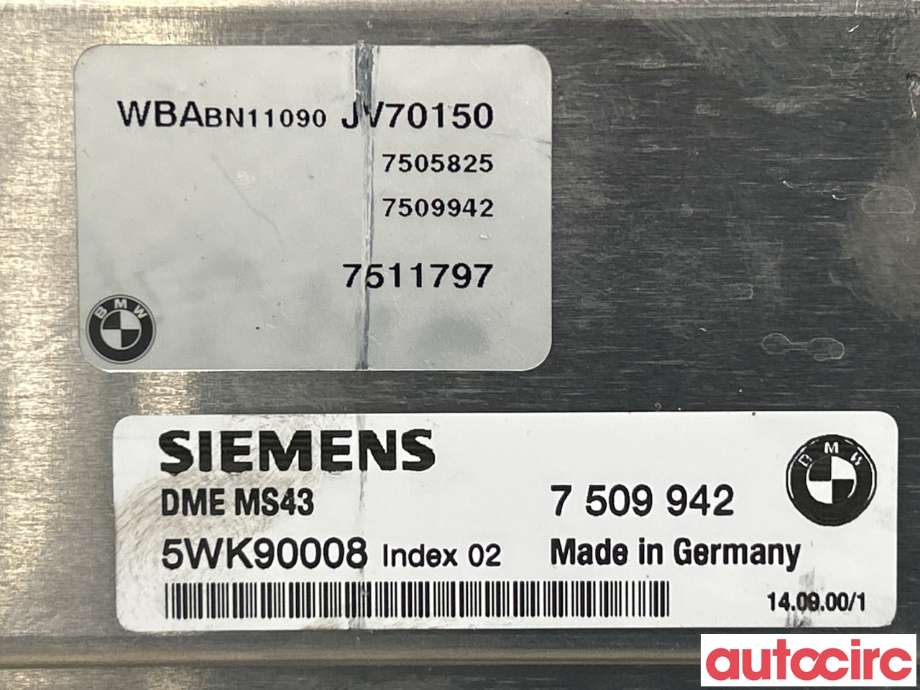 Styreenhet diverse til BMW 3-Serie 1998-2005 (E46) (E46) (BMW|12147551615|7509942)