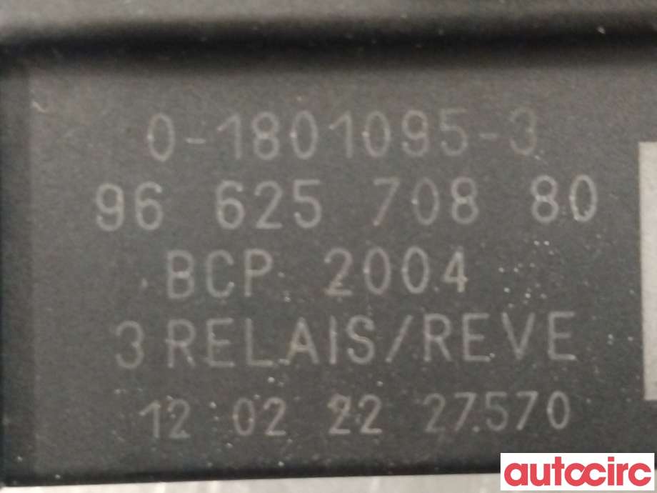Styreenhet diverse til Peugeot 3008 2009-2016 (Type I)  (PEUGEOT|6500EJ|9662570880)