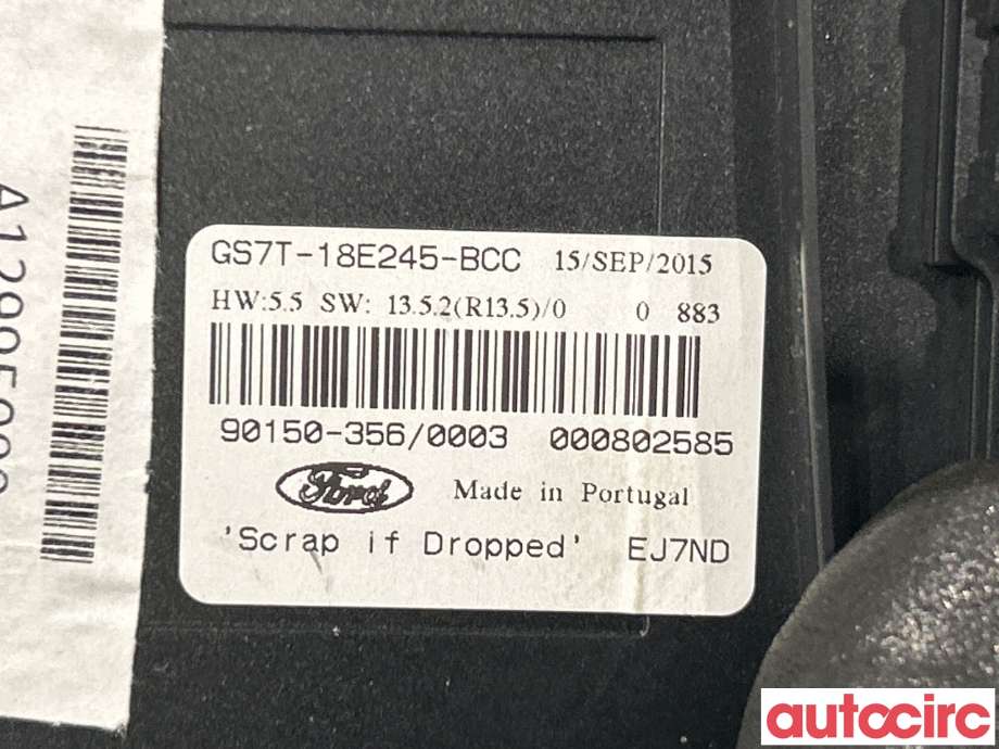 Varmeapparat betjening til Ford Mondeo 2014-2019 (Type V, Fase 1)  (FORD|2215664|GS7T-18E245-BCC)