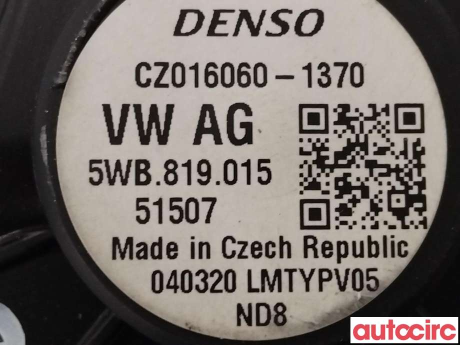 Varmeapparat motor til Škoda Octavia 2017-2020 (Type III, Fase 2) (SKODA|5WB819015A||5WB819015C)