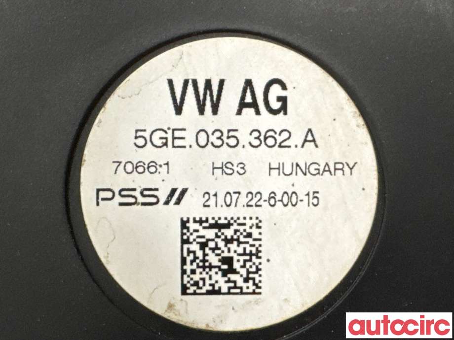Høyttaler motorlyd, AVAS (Acoustic Vehicle Alerting System) til VW Passat 2015-2019 (Fase 1) (B8) (B8) (VOLKSWAGEN|5GE035362A|)