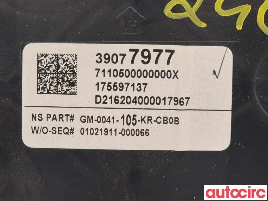 Instrumentpanel til Opel Astra K 2015-->>  (OPEL|39125901|39077977)