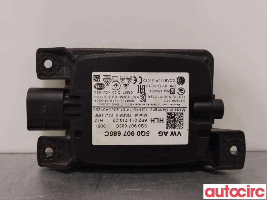 Sensor radar til Škoda Octavia 2017-2020 (Type III, Fase 2)  (SKODA|5Q0907685C)